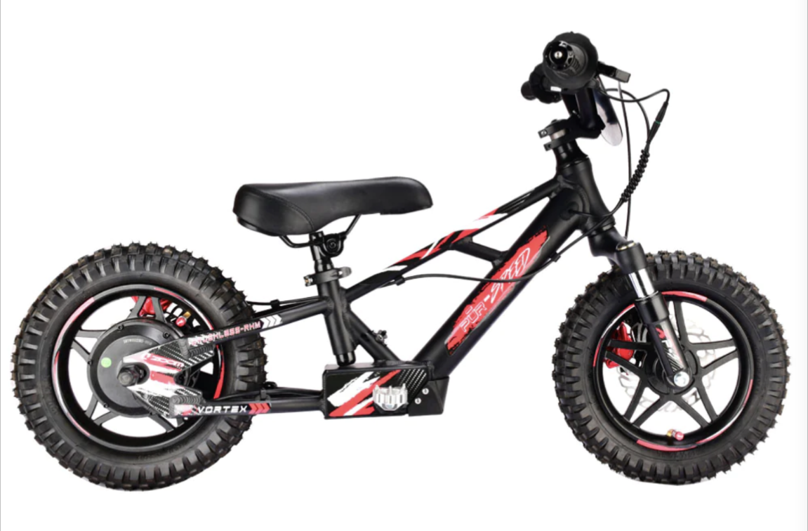 Pῡr-Speed 12" Xtreme Electric Balance Bike For Kids w/ Hydraulic Disc Brakes FREE SHIPPING (Pre-Order)