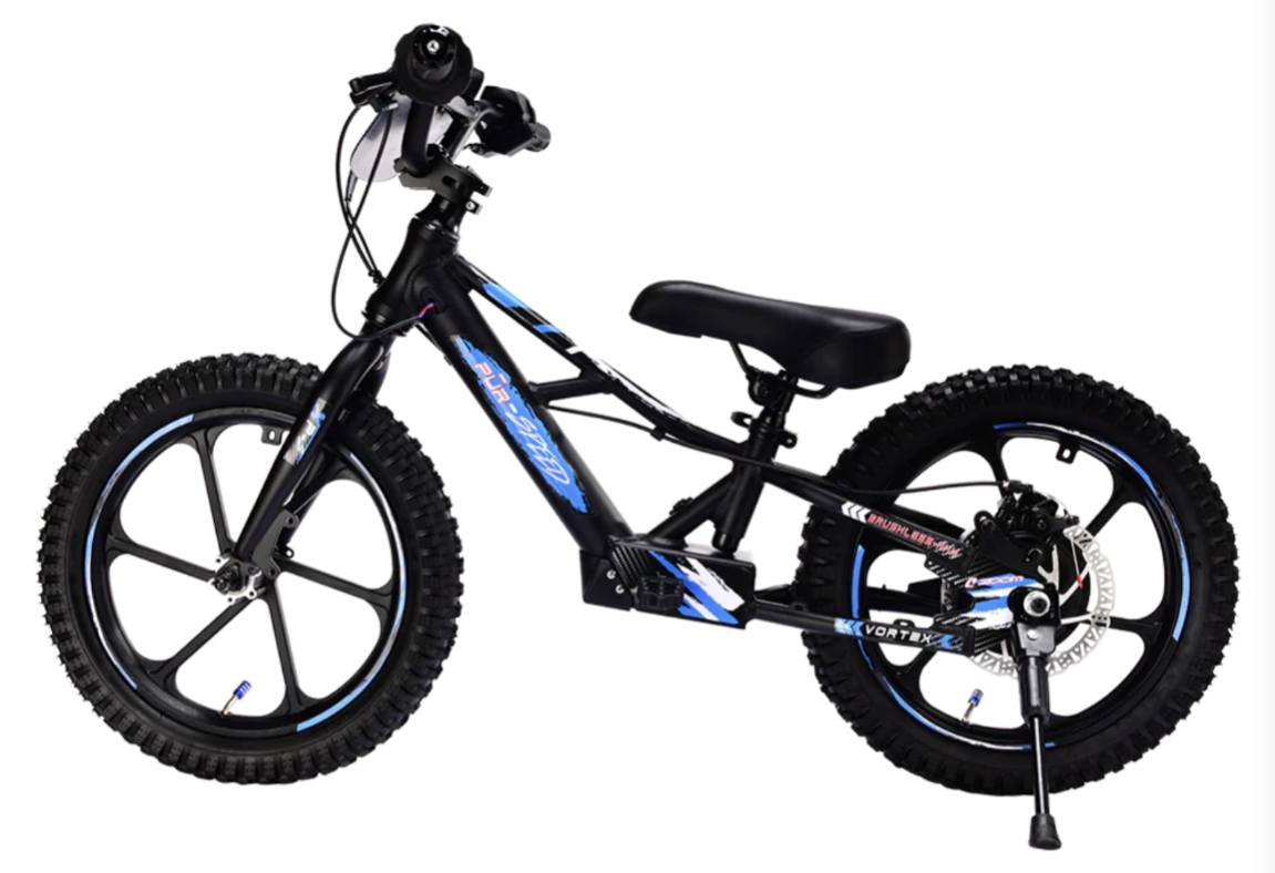 Pῡr-Speed Model 16S Electric Balance Bike for Kids FREE SHIPPING (Pre-Order)