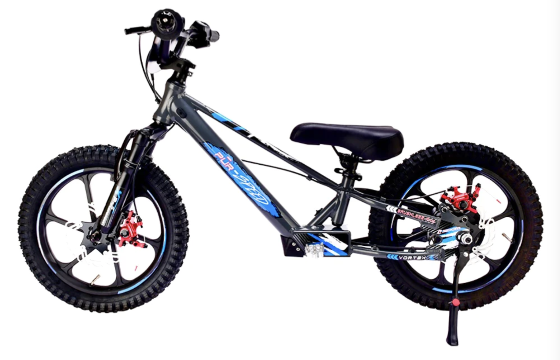 Pῡr-Speed 16" Xtreme Electric Balance Bike for Kids w/ Hydraulic Disc Brakes FREE SHIPPING