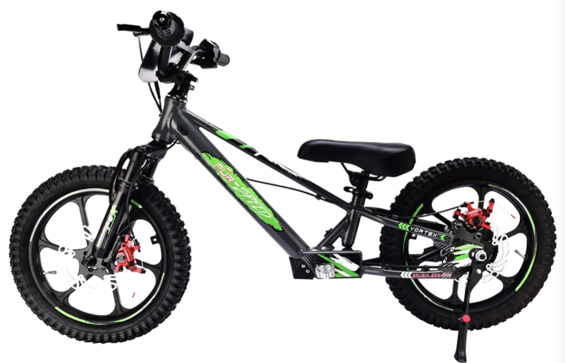 Pῡr-Speed 16" Xtreme Electric Balance Bike for Kids w/ Hydraulic Disc Brakes FREE SHIPPING