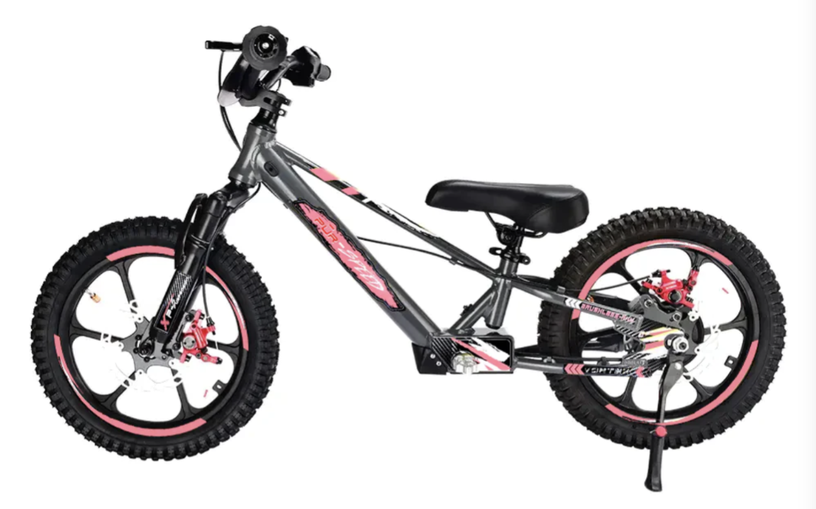 Pῡr-Speed 16" Xtreme Electric Balance Bike for Kids w/ Hydraulic Disc Brakes FREE SHIPPING