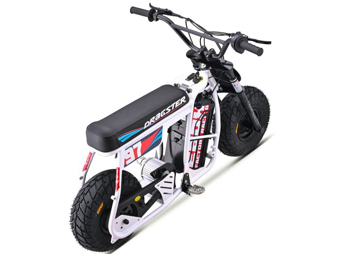 Dragster - White SuperMoto Wheels FREE SHIPPING