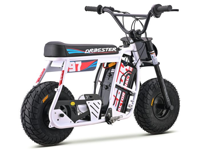 Dragster - White SuperMoto Wheels FREE SHIPPING