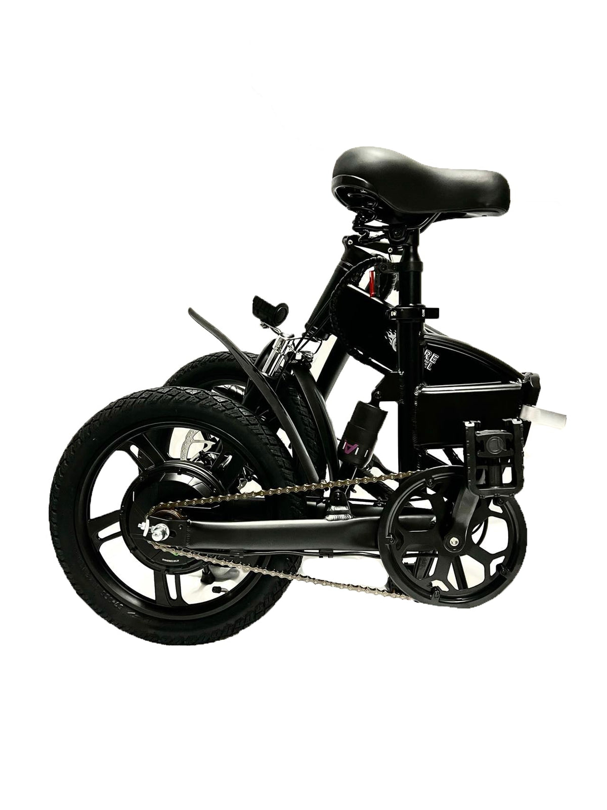 GLAREWHEEL 16'' FOLDING ELECTRIC CITY BIKE X3 BLACK FREE SHIPPING