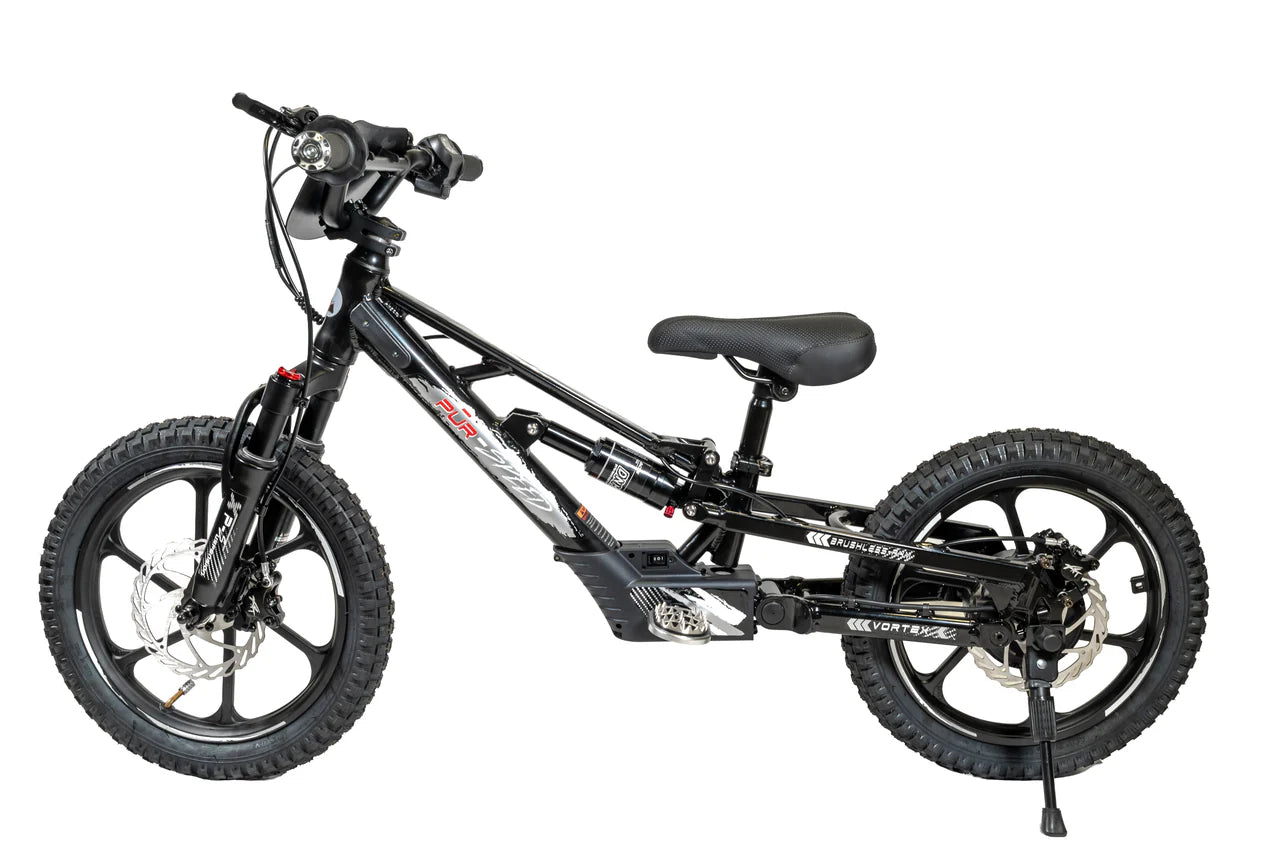 Pῡr-Speed 16" Xtreme ULTRA Electric Balance Bike with FULL SUSPENSION, 52v/350w Motor and 5.0Ah Battery FREE SHIPPING