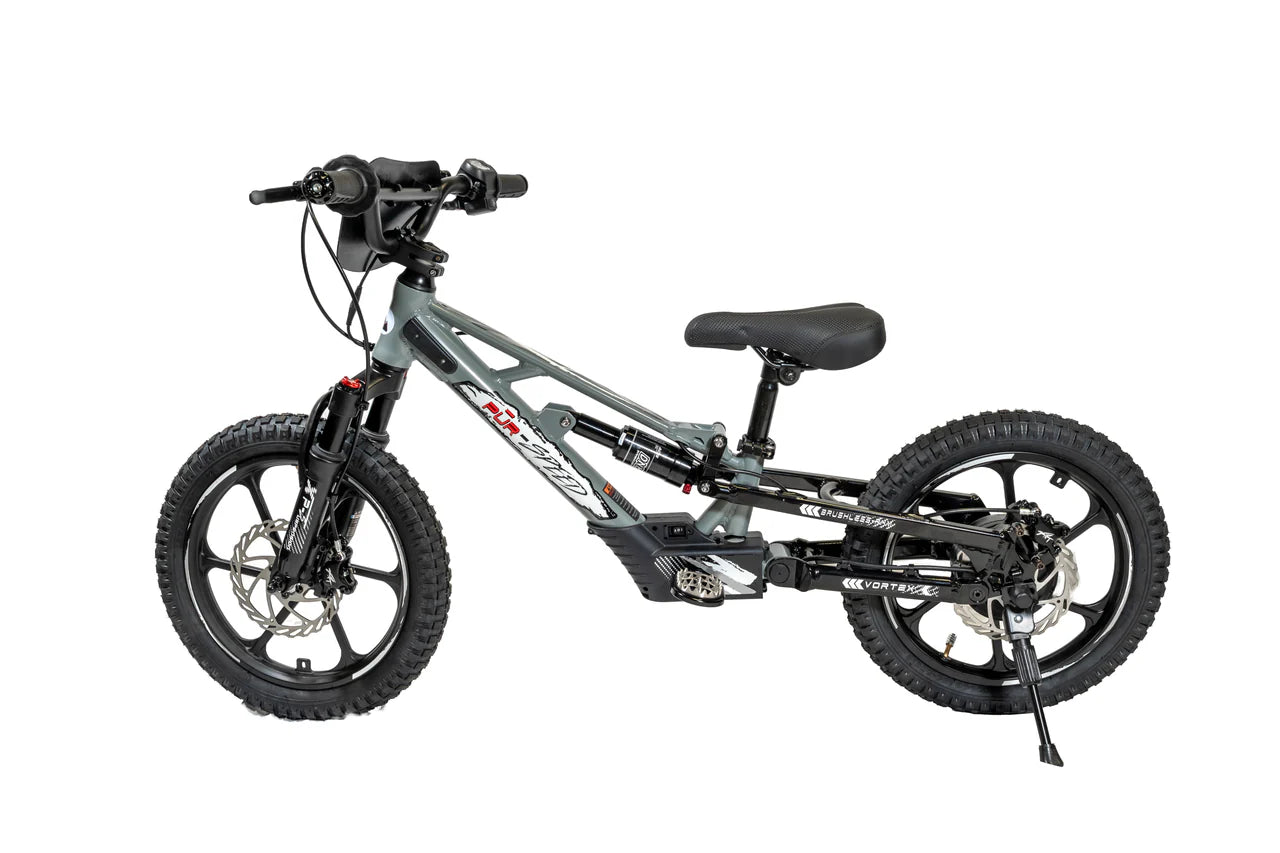 Pῡr-Speed 16" Xtreme ULTRA Electric Balance Bike with FULL SUSPENSION, 52v/350w Motor and 5.0Ah Battery FREE SHIPPING