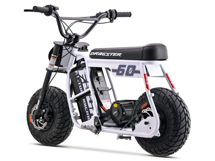 DRAGSTER 60 White FREE USA SHIPPING E Mini Bike