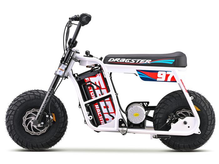 Dragster - White SuperMoto Wheels FREE SHIPPING