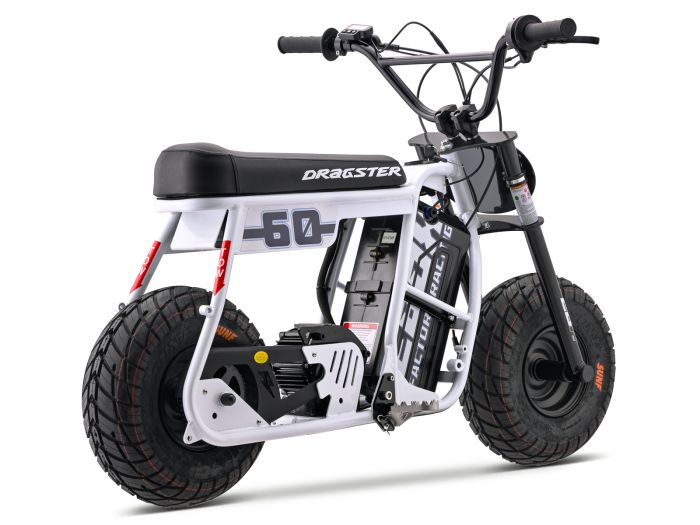 DRAGSTER 60 White FREE USA SHIPPING E Mini Bike