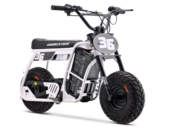 DRAGSTER 60R White FREE USA SHIPPING E Mini Bike