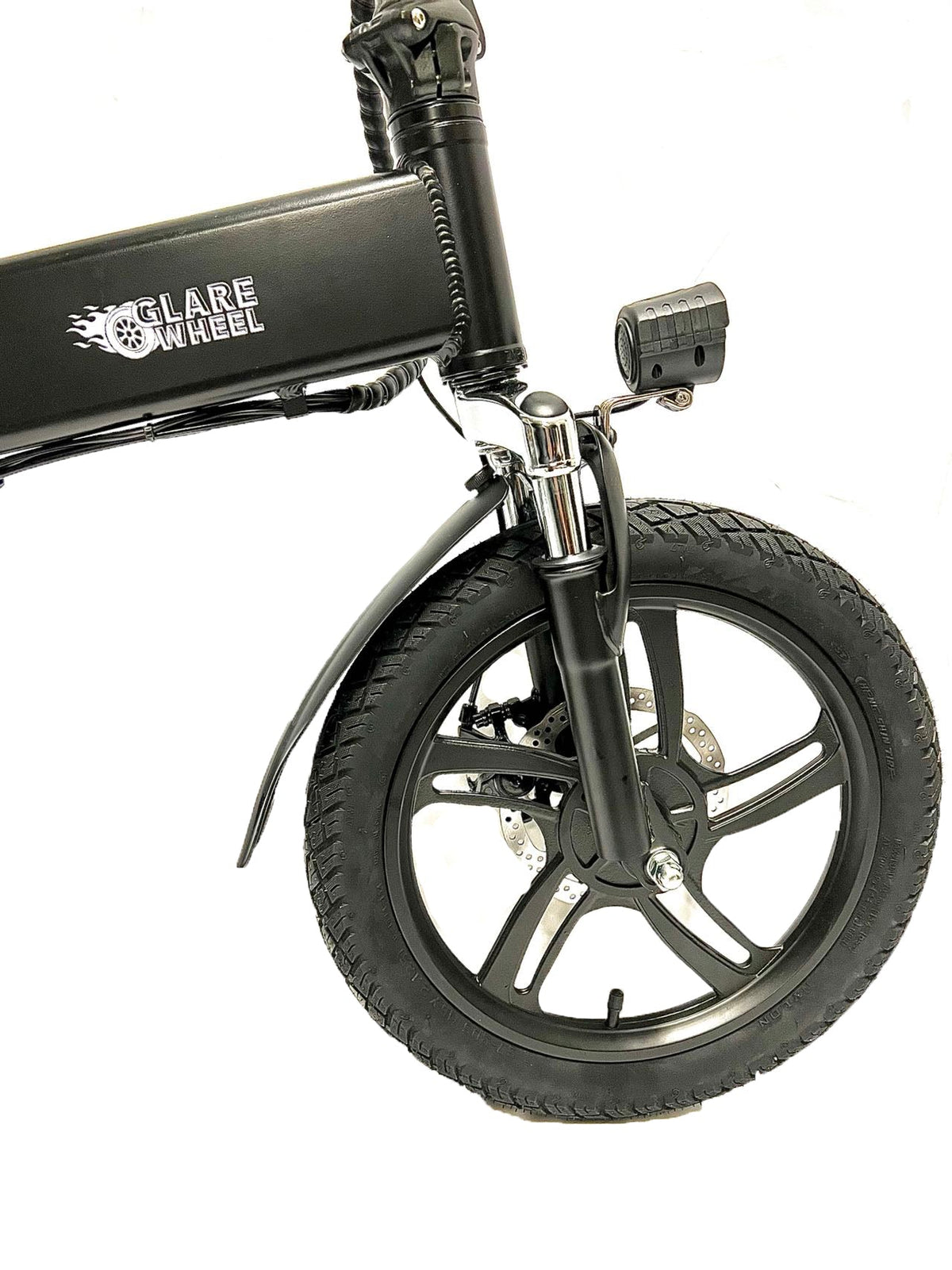 GLAREWHEEL 16'' FOLDING ELECTRIC CITY BIKE X3 BLACK FREE SHIPPING