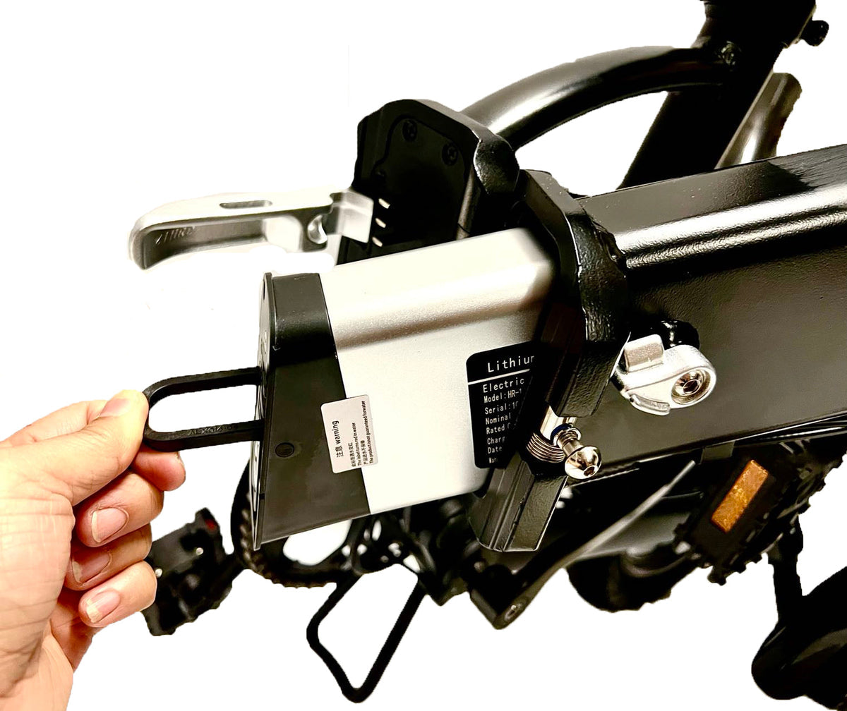 GLAREWHEEL 16'' FOLDING ELECTRIC CITY BIKE X3 BLACK FREE SHIPPING