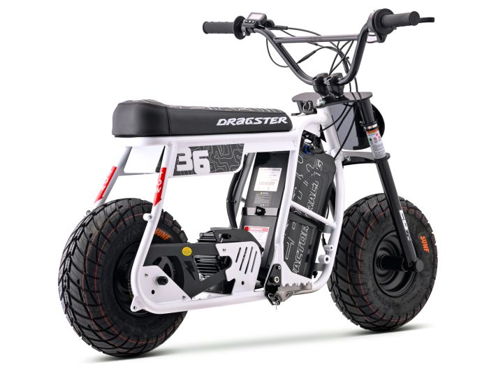 DRAGSTER 60R White FREE USA SHIPPING E Mini Bike