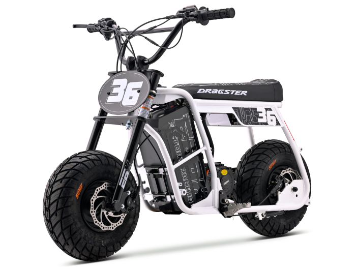 DRAGSTER 60R White FREE USA SHIPPING E Mini Bike