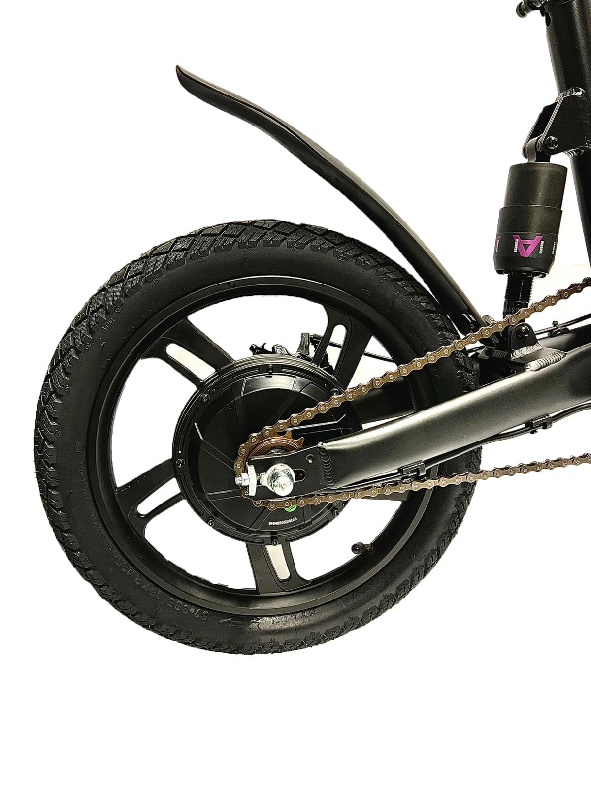 GLAREWHEEL 16'' FOLDING ELECTRIC CITY BIKE X3 BLACK FREE SHIPPING