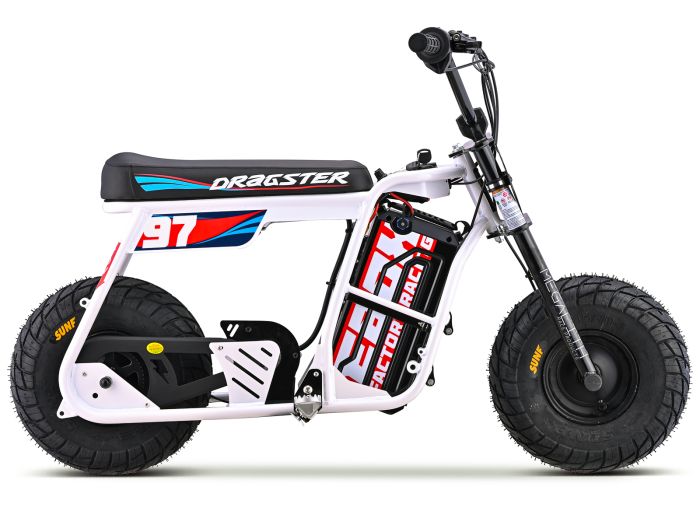 Dragster - White SuperMoto Wheels FREE SHIPPING