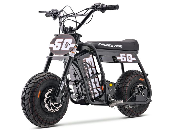 DRAGSTER 60 Black FREE USA SHIPPING E Mini Bike