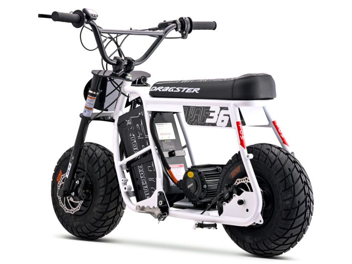 DRAGSTER 60R White FREE USA SHIPPING E Mini Bike