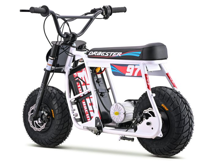 Dragster - White SuperMoto Wheels FREE SHIPPING