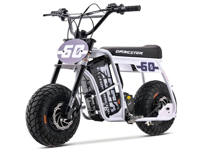 DRAGSTER 60 White FREE USA SHIPPING E Mini Bike