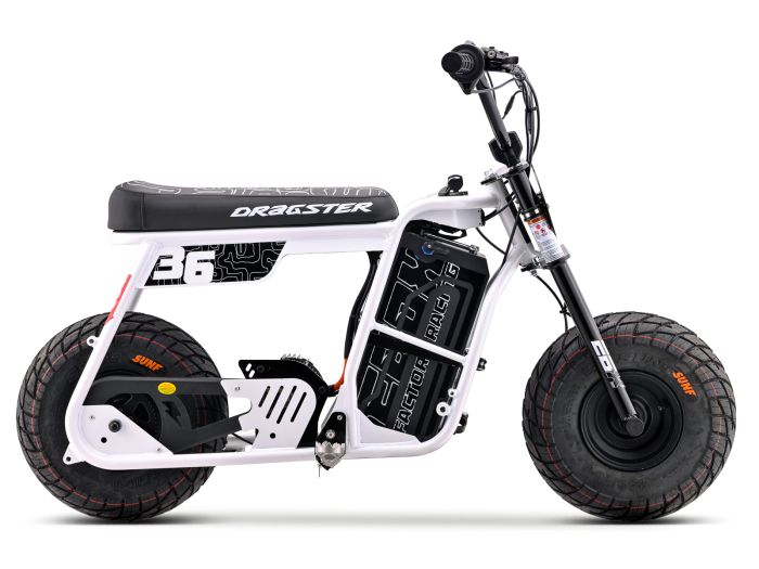DRAGSTER 60R White FREE USA SHIPPING E Mini Bike