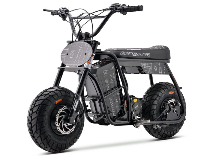 DRAGSTER 60R Black FREE USA SHIPPING E Mini Bike