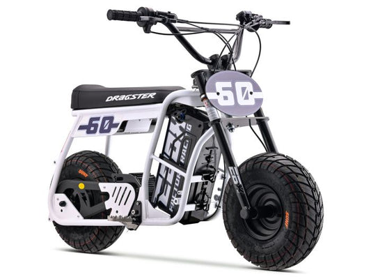 DRAGSTER 60 White FREE USA SHIPPING E Mini Bike